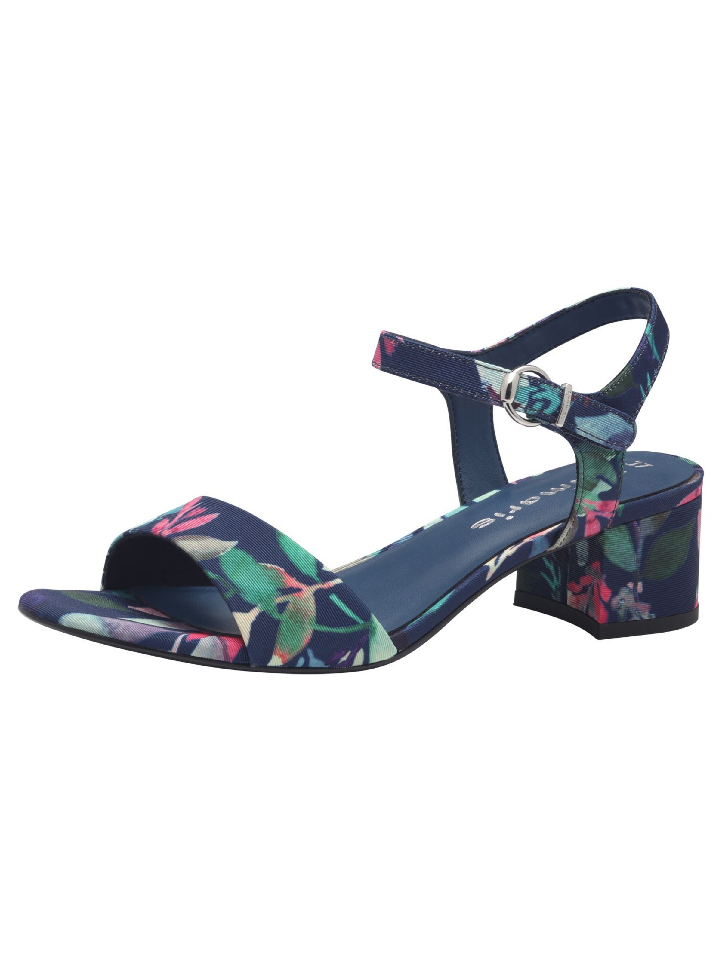 Sandales Tamaris en bleu : devant