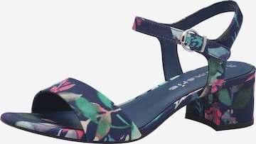 Sandales Tamaris en bleu : devant