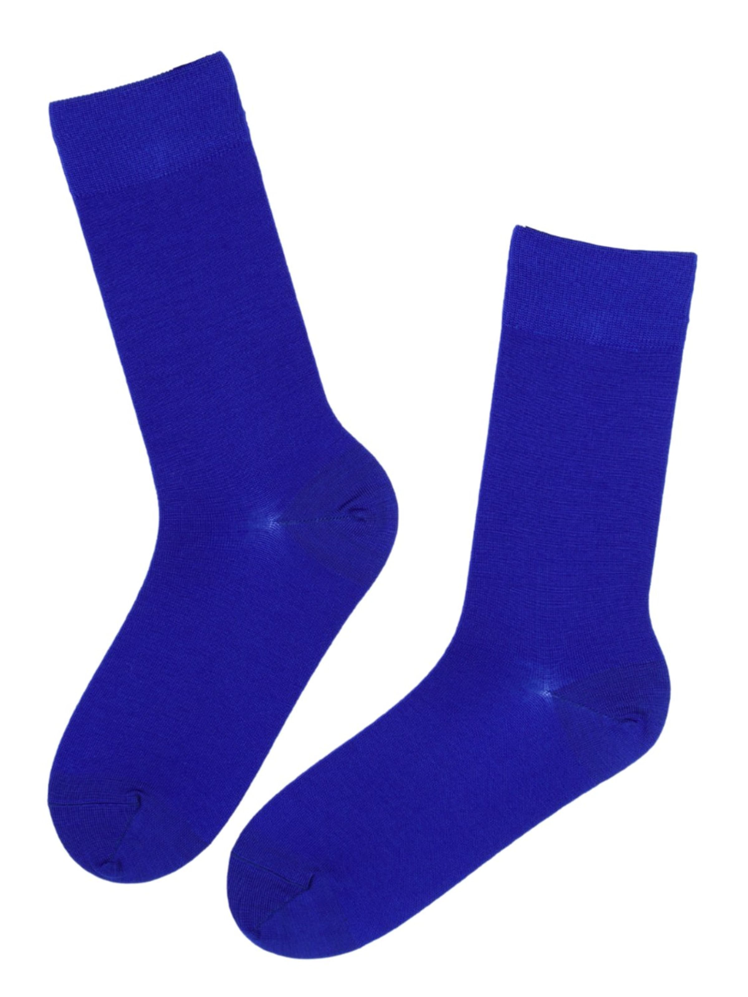 Sokisahtel Socks ''HANS blue warm merino wool socks for men'' in Blue: front
