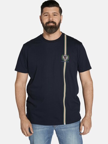 T-Shirt Charles Colby en bleu : devant