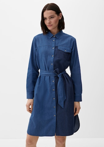 s.Oliver Shirt Dress in Blue: front