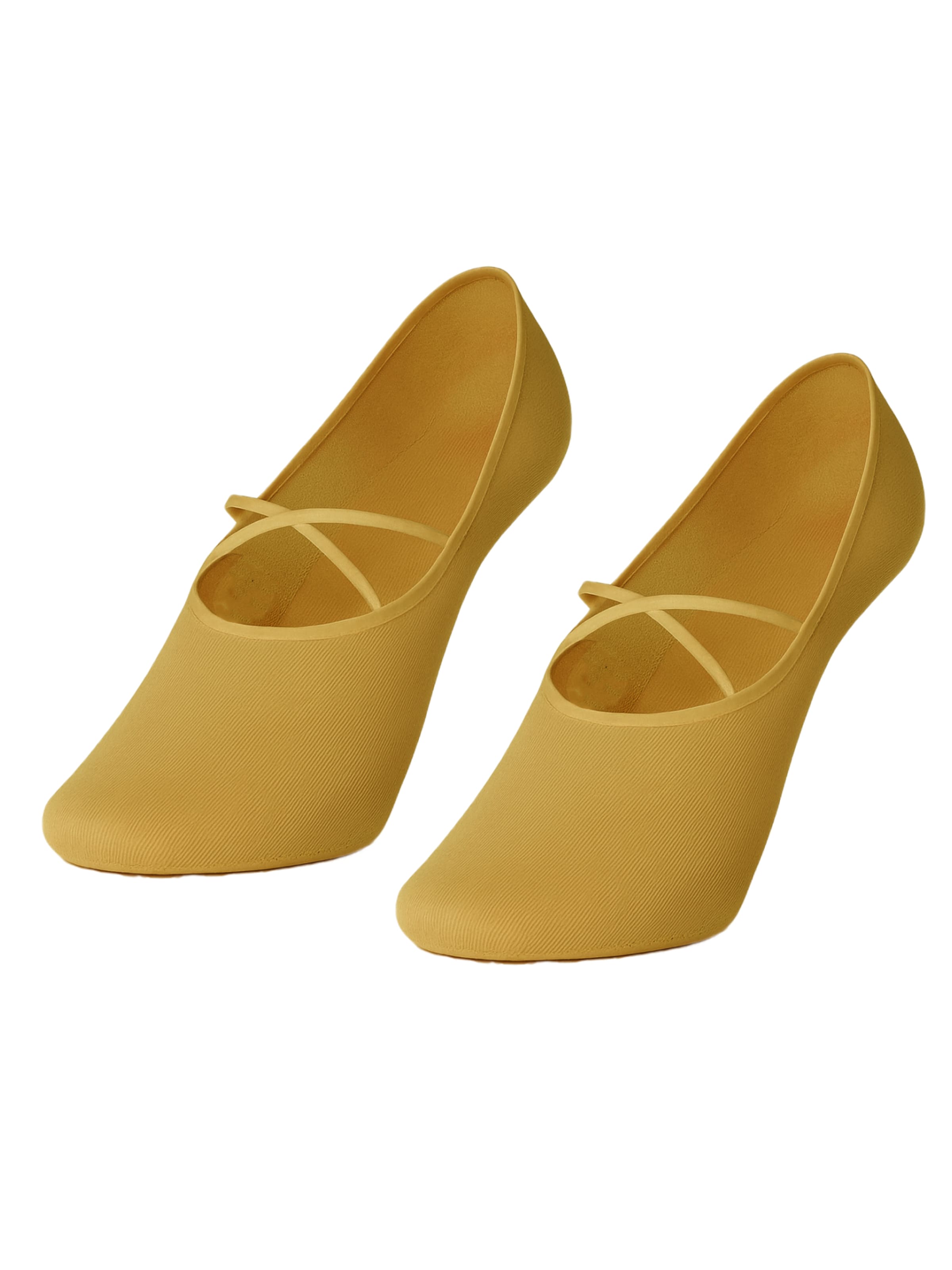 C&City Enkelsokken in Geel: voorkant