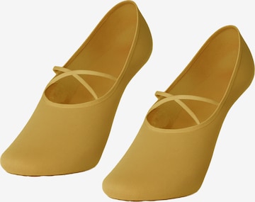 C&City Enkelsokken in Geel: voorkant