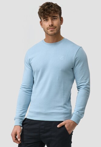 INDICODE JEANS Sweatshirt ' Holt ' in Blauw