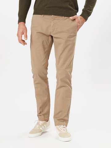 CAMEL ACTIVE Regular Chino Pants in Beige: front