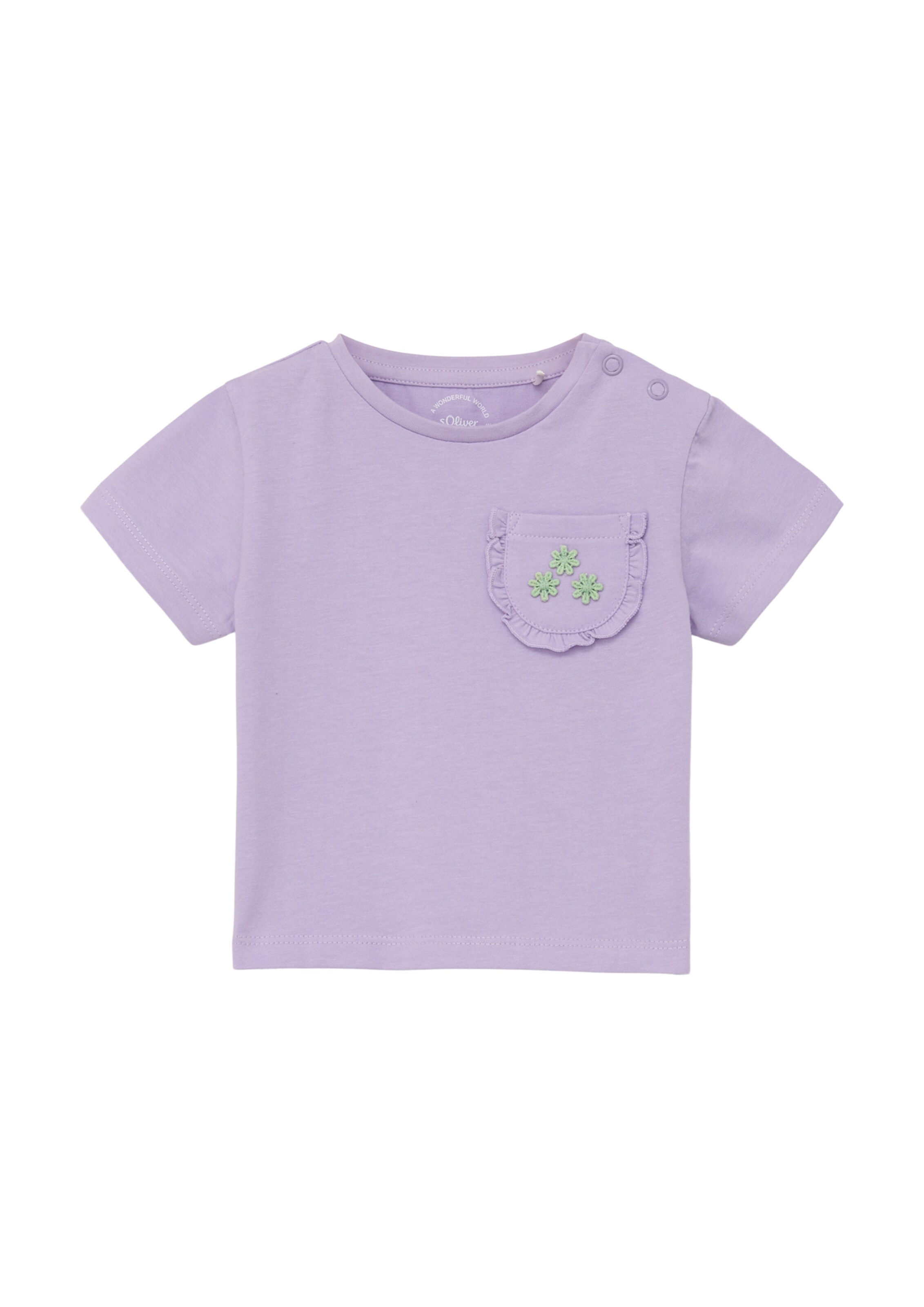 s.Oliver T-Shirt in Lila: Vorderseite