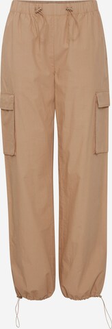 Loosefit Pantalon cargo 'Demete' b.young en marron : devant