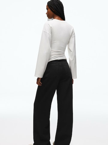 Bershka Wide leg Jeans i svart