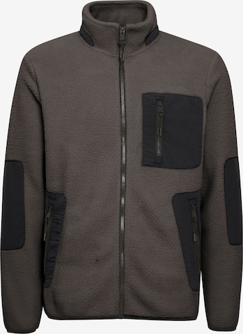 BLEND Zip-Up Hoodie 'Bhlauke' in Grey: front