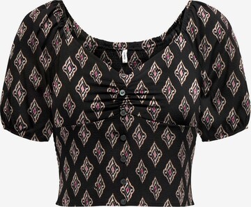 Camicia da donna 'NOVA' di ONLY in nero: frontale