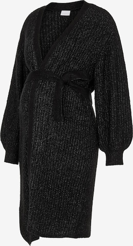 MAMALICIOUS Strickjacke 'Linn' in Schwarz: predná strana