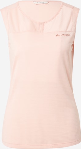 VAUDE Sporttop 'Skomer' in Pink: Vorderseite