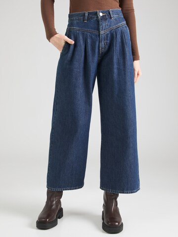 LEVI'S ® Loosefit Jeans med lægfolder 'Featherweight Baggy' i blå: forside