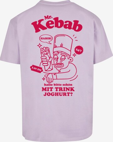 Merchcode Shirt 'Mr Kebab' in Lila