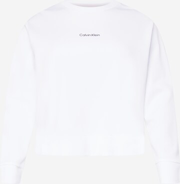 Calvin Klein Curve Sweatshirt in White: front