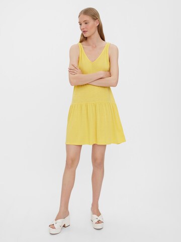 VERO MODA Sommerkleid 'ULJAJUNE' in Gelb