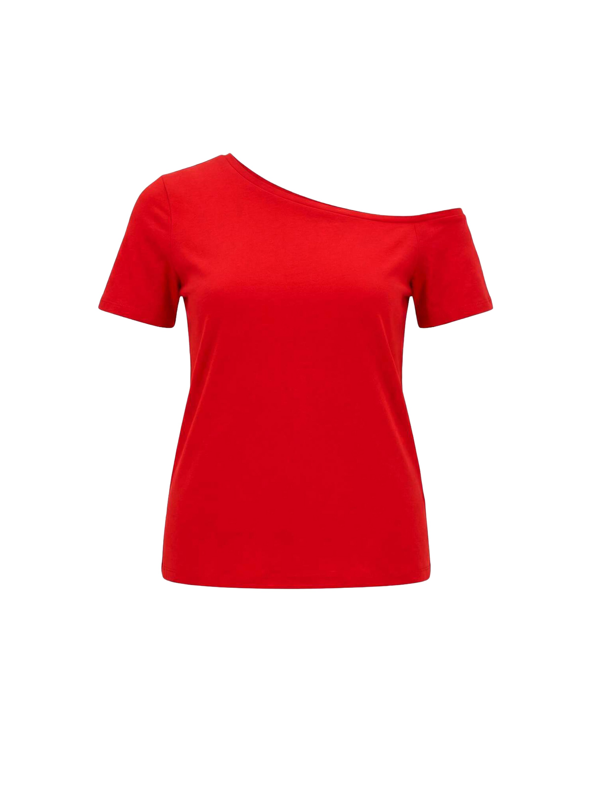Trendyol Curve - Camiseta en rojo: frente