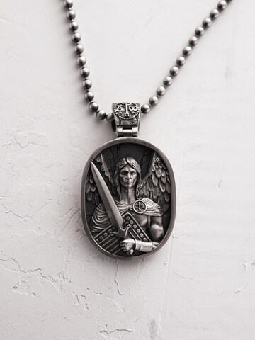 REYTEL Anhänger 'ST. ARCHANGEL MICHAEL' in Silber: Vorderseite