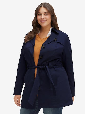 SHEEGO Between-Seasons Coat in Blue: front