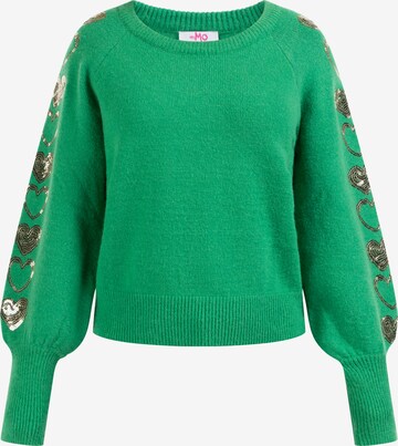 Pull-over 'Nolie' MYMO en vert : devant