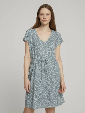 Rochie de vară de la TOM TAILOR DENIM pe albastru: față