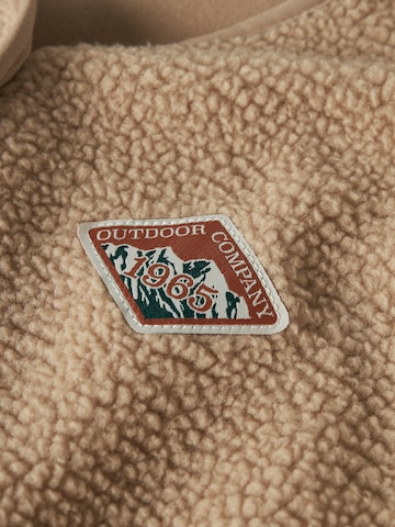 NAME IT Gebreid vest 'NKMOWE' in Bruin