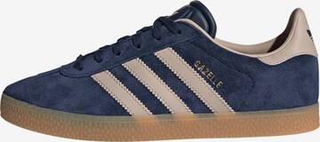 mėlyna ADIDAS ORIGINALS Sportbačiai 'Gazelle': priekis