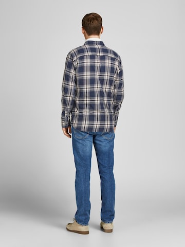 JACK & JONES Slim Fit Hemd in Blau