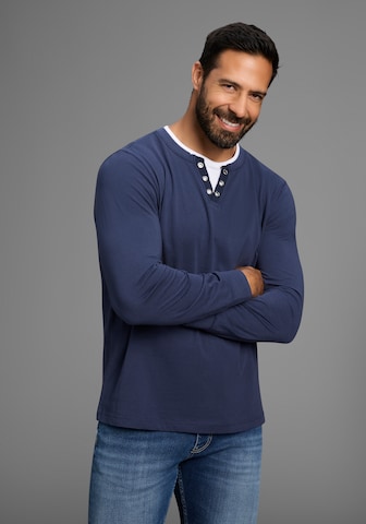 Man's World Shirt in Blue: front