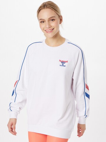 Hummel Sweatshirt 'Durban' i hvid: forside