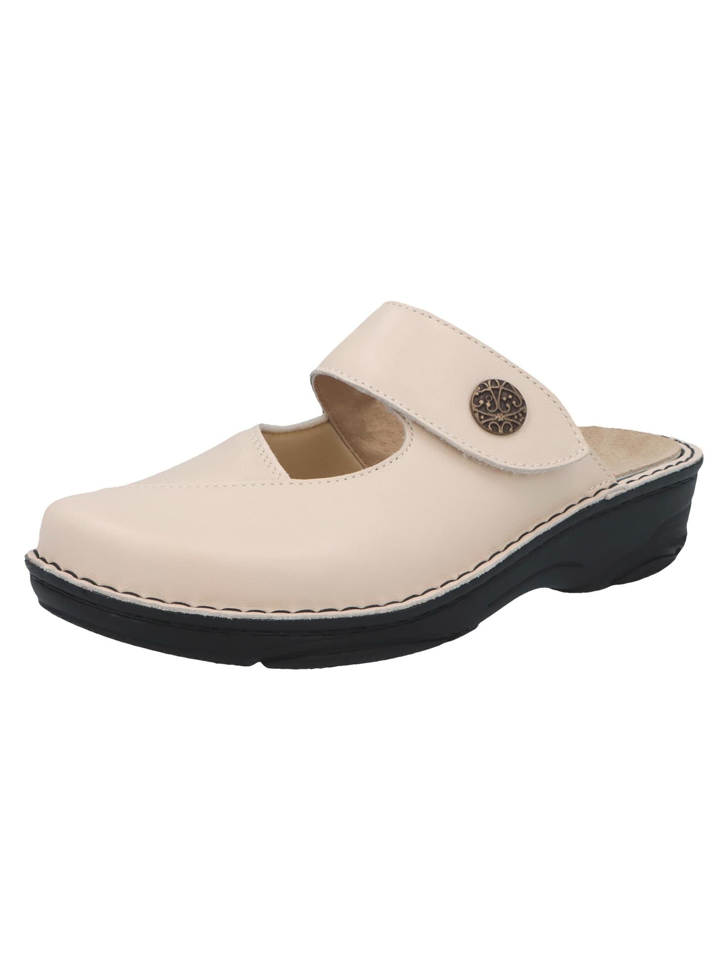 BERKEMANN Clogs 'Heliane' in Beige: voorkant