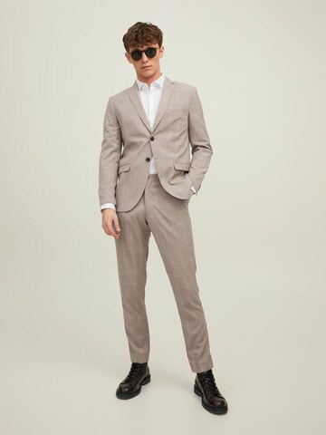 JACK & JONES Slim Fit Business-Sakko in Beige