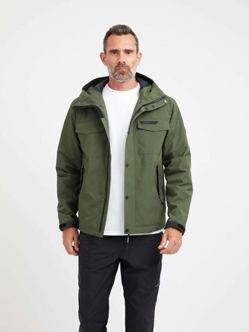 Veste mi-saison 'Thorium' JACK1T en vert : devant