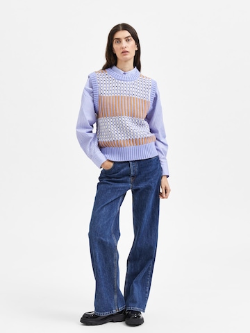 SELECTED FEMME Sweater 'Cruise' in Purple