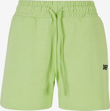 DEF Regular Pants 'Joy' in Green: front