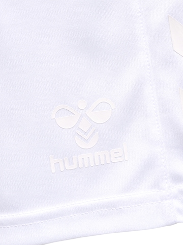 Regular Pantalon de sport Hummel en blanc