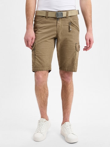 TIMEZONE Regular Cargo Pants 'RykerTZ' in Brown: front