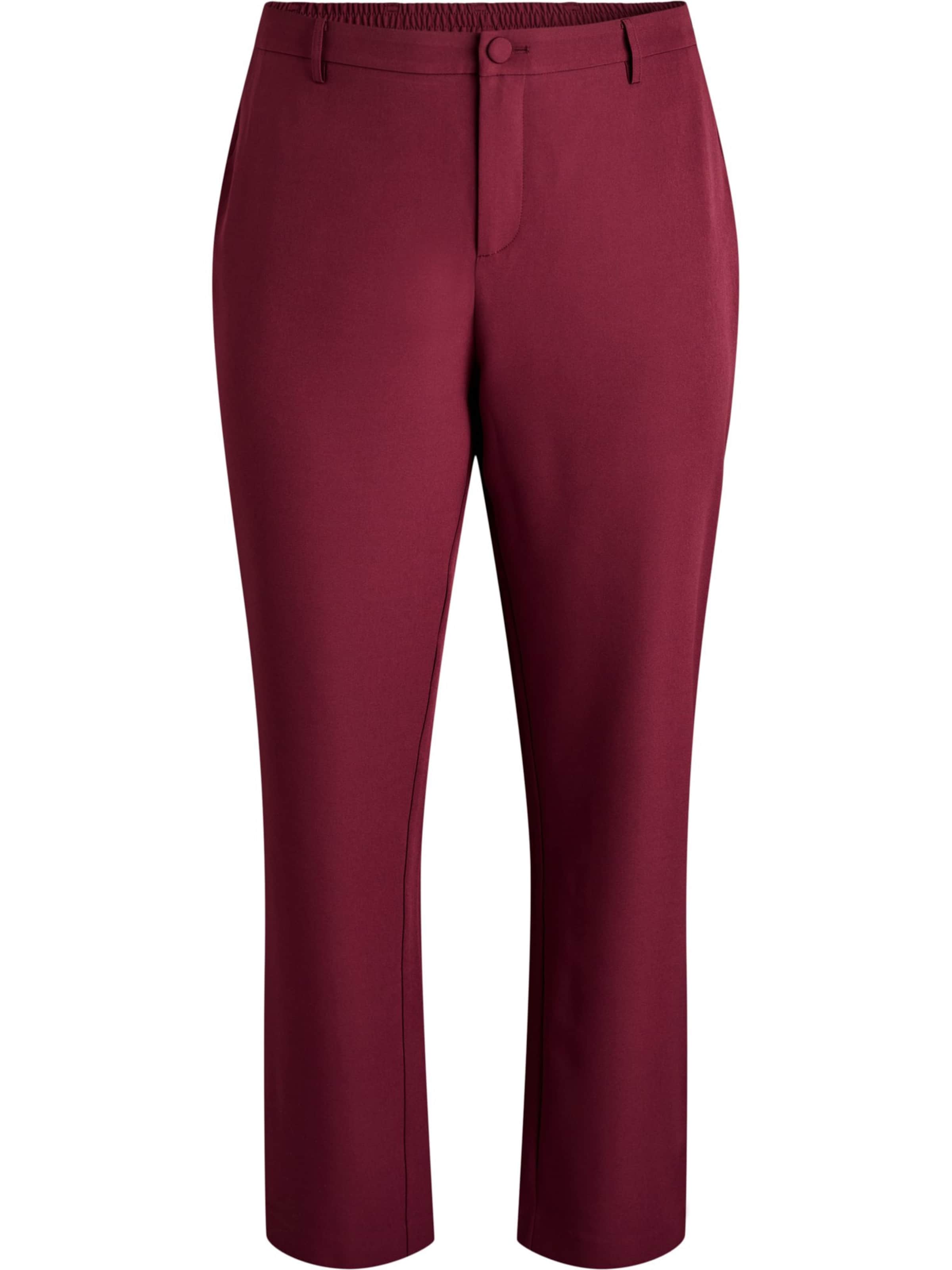 Regular Pantalon 'Vkaisa' Zizzi en rouge : devant