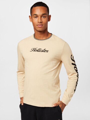 HOLLISTER Shirt in Braun: predná strana