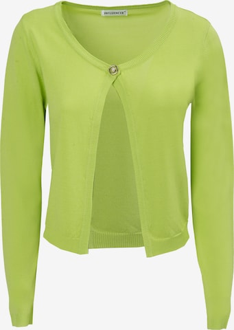 Cardigan Influencer en vert : devant