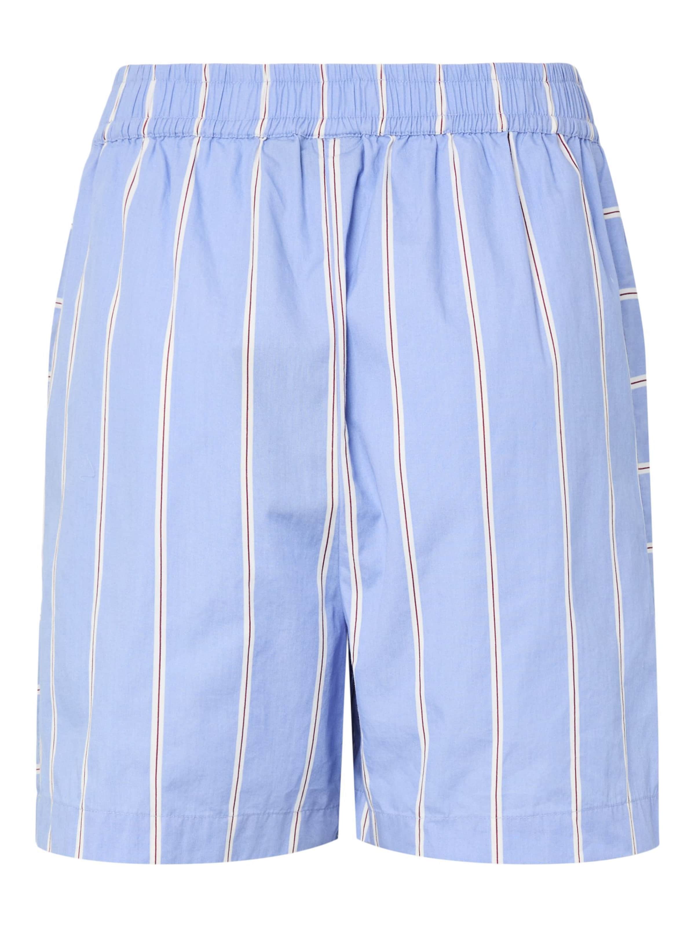 PIECES Regular Shorts 'PCPhilipa' in Blau