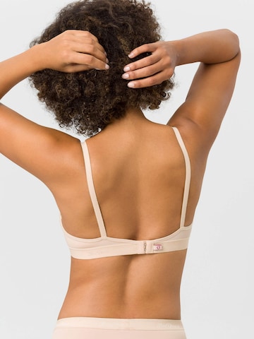 BeeDees T-shirt Bra 'Bügel-BH Microfun W mit Bügel' in Beige