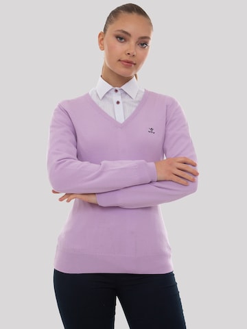 Sir Raymond Tailor Sweater 'Verty' in Purple