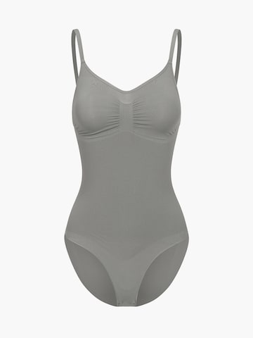creamy Shapingbody 'Bodysuit Sculpting Shapewear mit Slip' in Grau: Vorderseite