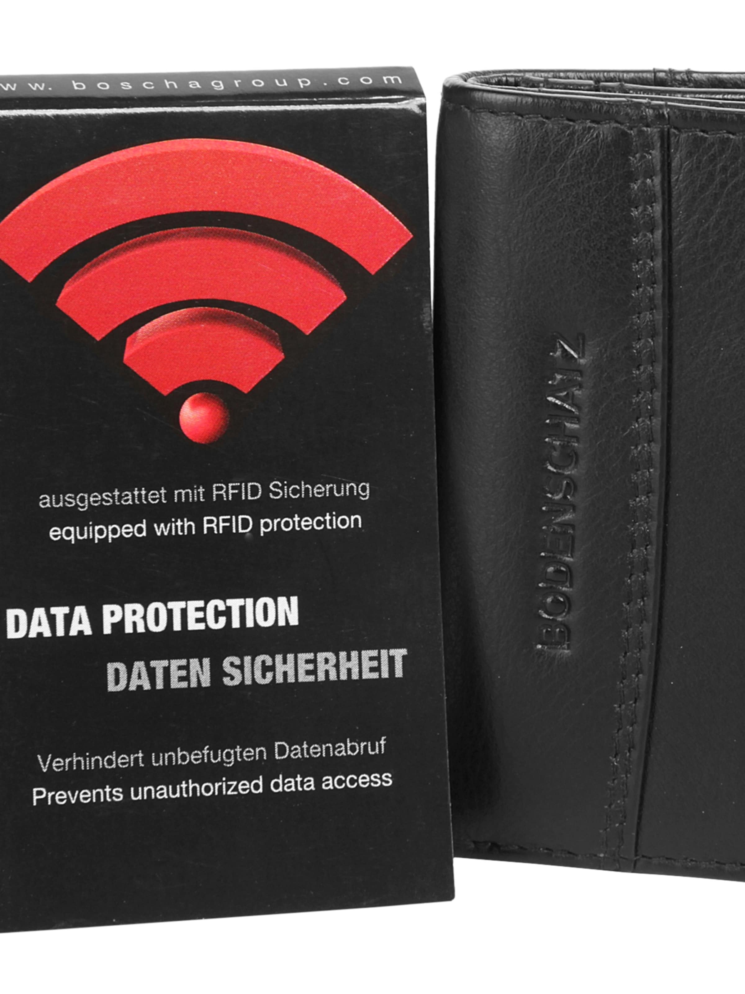 BODENSCHATZ Wallet 'Bodenschatz Geldbörse PRINESS' in Black