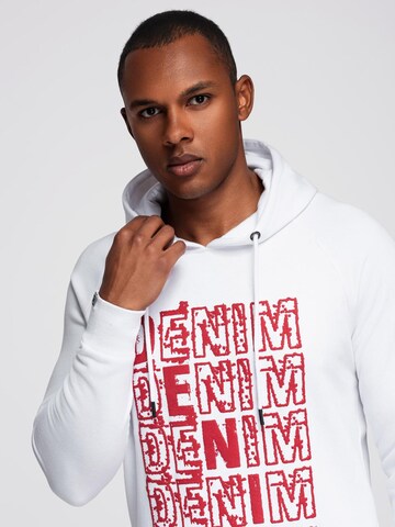 Sweat-shirt 'OM-SSPS-0158 ' Ombre en blanc