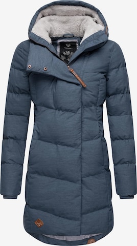 Ragwear Winter Coat 'Pavla' in Blue: front