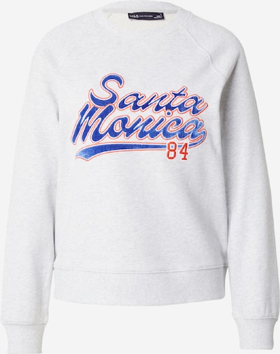 Marks & Spencer Sweatshirt in royalblau / hellgrau / hummer, Produktansicht