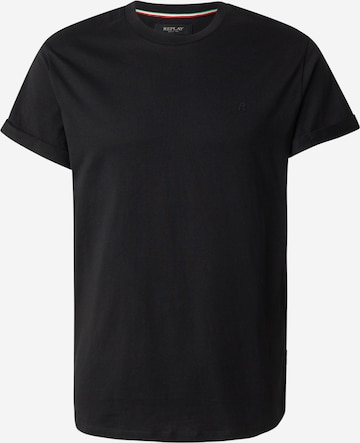 REPLAY Tričko – černá: přední strana