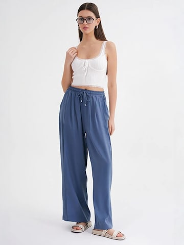 Wide Leg Pantalon MixRay en bleu
